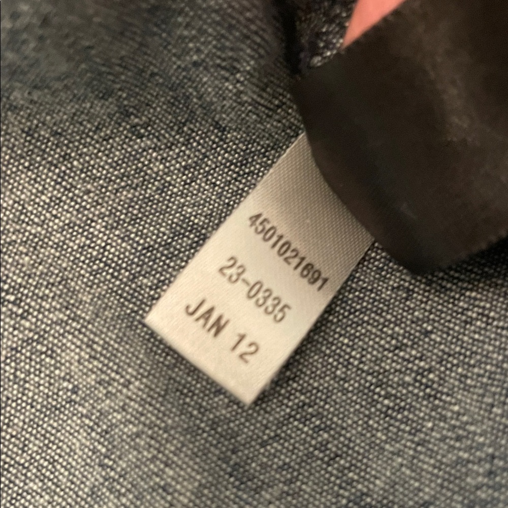 White House Black Market Dark Blue Denim Military-Style Jean Jacket - Picture 10 of 11